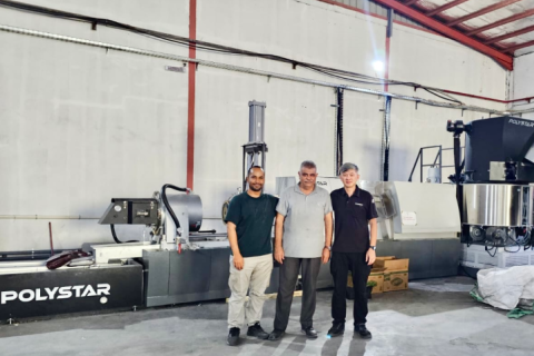 POLYSTAR Pelletizer Commissioned in Saudi Arabia for Soft and Rigid PE, and PP Plastic Waste